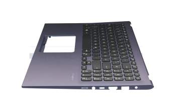 13N1-6TA0A21 teclado incl. topcase original Asus DE (alemán) negro/azul