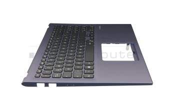 13N1-6TA0A21 teclado incl. topcase original Asus DE (alemán) negro/azul