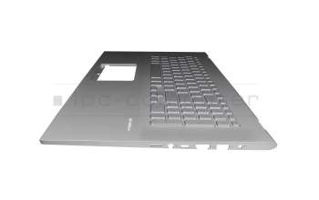 13N1-D0A0101 teclado incl. topcase original Asus DE (alemán) plateado/plateado con retroiluminacion