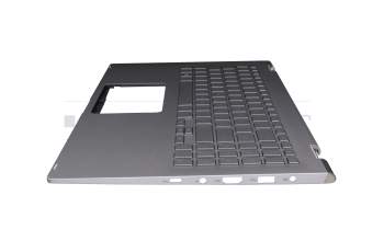 13NB0LK2AM0231 teclado incl. topcase original Asus DE (alemán) plateado/plateado con retroiluminacion