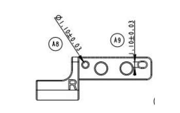 Asus 13NB0RY0M01011 UX582LV SUB HINGE BASE R