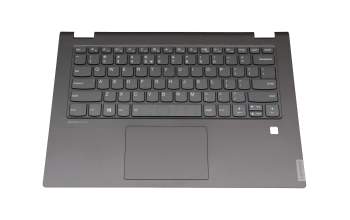 179012C teclado incl. topcase original Lenovo US (Inglés) gris/canaso con retroiluminacion US International