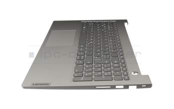 1CZ29G002S teclado incl. topcase original Lenovo DE (alemán) gris oscuro/canaso con retroiluminacion