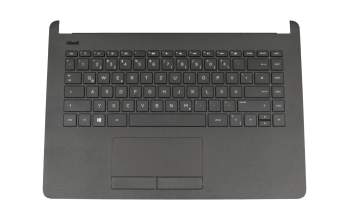 2B-AB208Q110 teclado incl. topcase original HP DE (alemán) negro/negro mesh