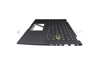 2C03D104000 teclado incl. topcase original Asus DE (alemán) negro/negro