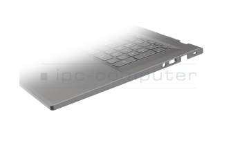 3340005FKA01 teclado incl. topcase original Acer DE (alemán) gris/canaso con retroiluminacion