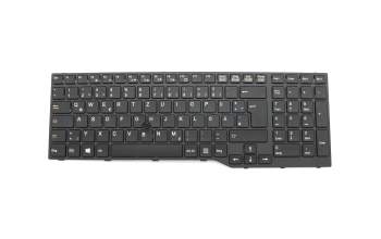 34055383 teclado original Fujitsu DE (alemán) negro/negro/mate con mouse-stick