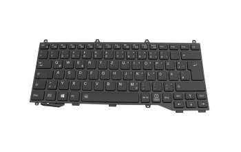 34076483 teclado original Fujitsu DE (alemán) negro/negro