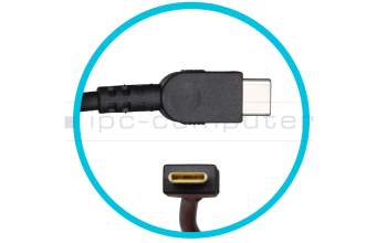 34077330 cargador USB-C original Fujitsu 65 vatios redondeado