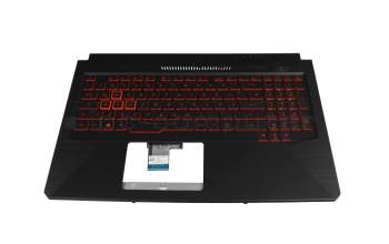 3BBKLTAJNK0 teclado incl. topcase original Asus DE (alemán) negro/negro con retroiluminacion