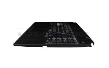 3BBKXTAJN100 teclado incl. topcase original Asus DE (alemán) negro/transparente/negro con retroiluminacion