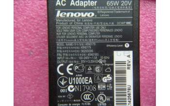 Lenovo 45N0180 ADAPTR DELTA EUP 65W 3PIN FRU