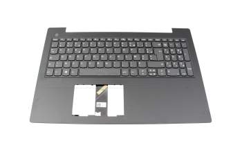 460.00B09.0004 teclado incl. topcase original Lenovo FR (francés) gris/canaso