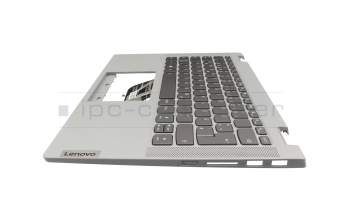 4600K100012 teclado incl. topcase original Lenovo DE (alemán) gris/canaso con retroiluminacion