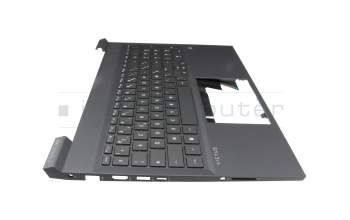 46G3MTA0AKB teclado incl. topcase original HP FR (francés) plateado/negro con retroiluminacion