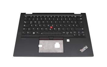 46K.0JHCS.0029 teclado incl. topcase original Lenovo DE (alemán) negro/negro con retroiluminacion y mouse stick