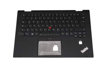 46M.0A9CS.0062 teclado incl. topcase original Lenovo DE (alemán) negro/negro con retroiluminacion y mouse stick