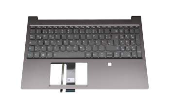 46M.0HDCS.0021 teclado incl. topcase original Lenovo DE (alemán) gris/canaso con retroiluminacion