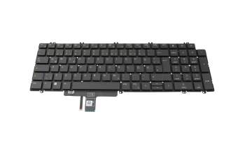 4900M607070G teclado original Dell DE (alemán) negro/negro