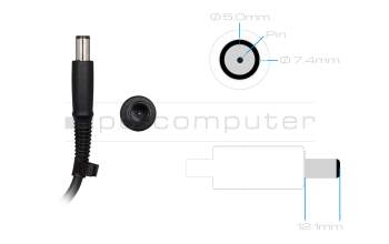 497288-001 cargador original HP 150 vatios normal