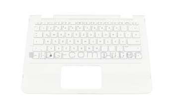 5024875600010 teclado incl. topcase original HP DE (alemán) blanco/blanco