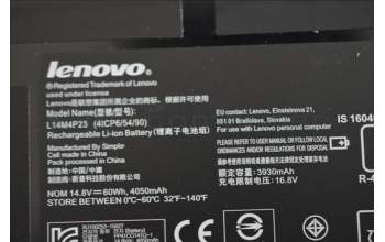 Lenovo 5B10H22085 BATTERY Yx1 SP C L14M4P23 14.8