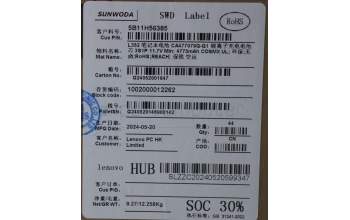 Lenovo 5B11H56385 BATTERY Internal,3c,57Wh,LiIon,SD/C