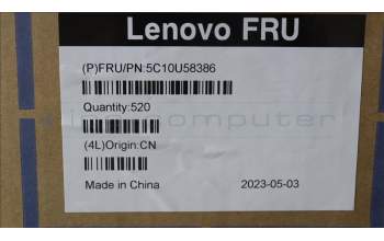 Lenovo 5C10U58386 CABLE Fru,570mmSATA cable L_angle_TCO8.0