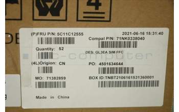 Lenovo 5C11C12555 CABLE FRU CABLE SIM FFC