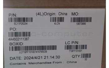 Lenovo 5C11P26254 CABLE FFC12PFP0.5PAD=0.3MGEM/BNFC/B