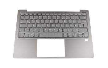 5CB0S15979 teclado incl. topcase original Lenovo DE (alemán) gris/canaso con retroiluminacion