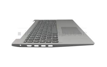 5CB0S16857 teclado incl. topcase original Lenovo GR (griego) gris oscuro/canaso