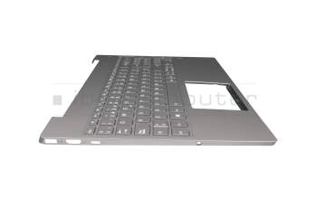 5CB0U43633 teclado incl. topcase original Lenovo SP (español) gris/canaso con retroiluminacion