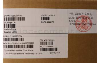 Lenovo 5CB0Z69586 COVER FRU P14SG3_D_COVER_UMA_WW_ASSY_BK