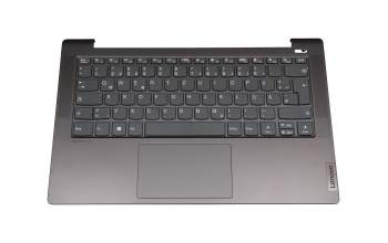 5CB1A14134 teclado incl. topcase original Lenovo DE (alemán) gris/canaso