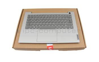 5CB1B02551 teclado incl. topcase original Lenovo DE (alemán) gris/canaso con retroiluminacion