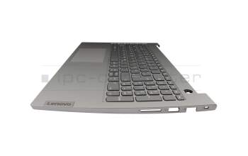 5CB1B34829 teclado incl. topcase original Lenovo DE (alemán) gris/canaso con retroiluminacion