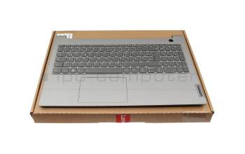 5CB1B34951 teclado incl. topcase original Lenovo DE (alemán) gris oscuro/canaso con retroiluminacion y mouse stick