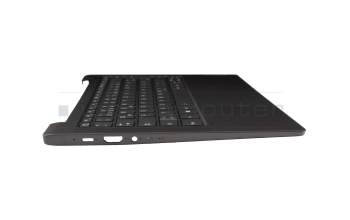 5CB1C13390 teclado incl. topcase original Lenovo DE (alemán) gris oscuro/canaso con retroiluminacion