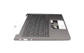 5CB1C7242014 teclado incl. topcase original Lenovo DE (alemán) negro/canaso con retroiluminacion