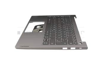 5CB1C7242014 teclado incl. topcase original Lenovo DE (alemán) negro/canaso con retroiluminacion