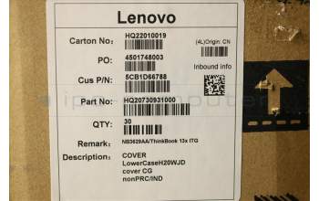 Lenovo 5CB1D66788 COVER LowerCaseH20WJDcover CG nonPRC/IND