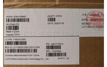 Lenovo 5CB1H38883 COVER LCD Cover L 82RJ M/B