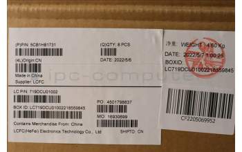 Lenovo 5CB1H81731 COVER JT6A0_A_COVER_IR_SUB_ASSY_N