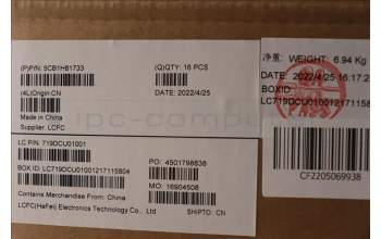 Lenovo 5CB1H81733 COVER JT6A0_A_COVER_IR_UHD_SUB_ASSY