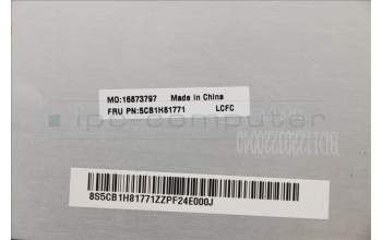 Lenovo 5CB1H81771 COVER FRU_D_COVER_AL_WLAN_BLK_ASSY