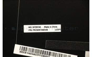 Lenovo 5CB1H92449 COVER FRU COVER A_COVER_ASSY_BLACK_TN