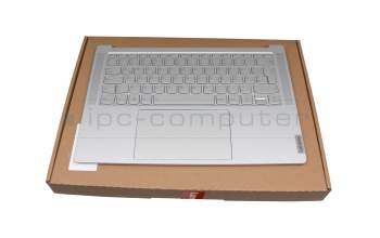 5CB1J30305 teclado incl. topcase original Lenovo DE (alemán) gris/canaso con retroiluminacion