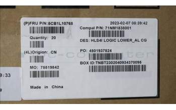 Lenovo 5CB1L10768 COVER Lower Case C 82XD AL CG