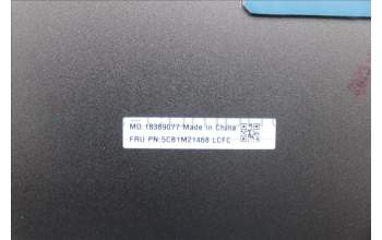 Lenovo 5CB1M21468 COVER FRU COVER KE452_D_COVER_AL_ASSY_BK